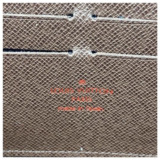 Louis Vuitton Brown Zippy Damier Ebene Wallet