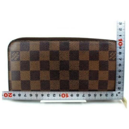 Louis Vuitton Brown Zippy Damier Ebene Zip Around Wallet