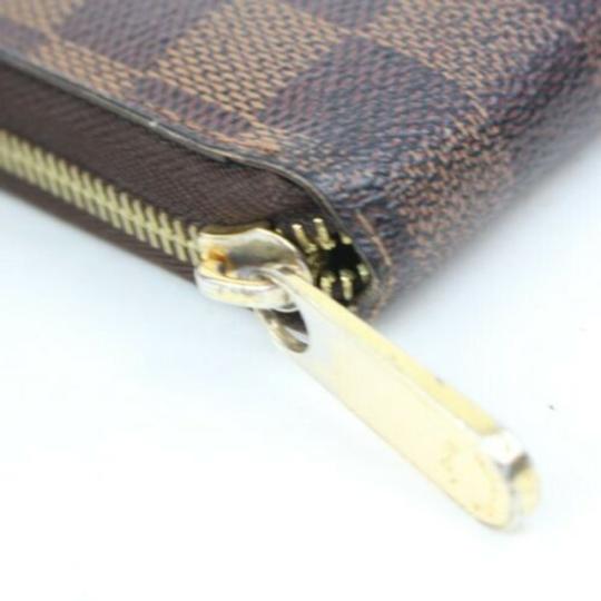 Louis Vuitton Brown Zippy Damier Ebene Zip Around Wallet