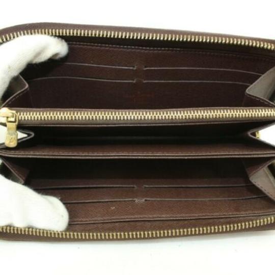 Louis Vuitton Brown Zippy Damier Ebene Zip Around Wallet