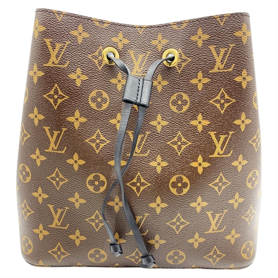 Louis Vuitton Bucket Neonoe Noir Black Monogram Canvas Shoulder Bag
