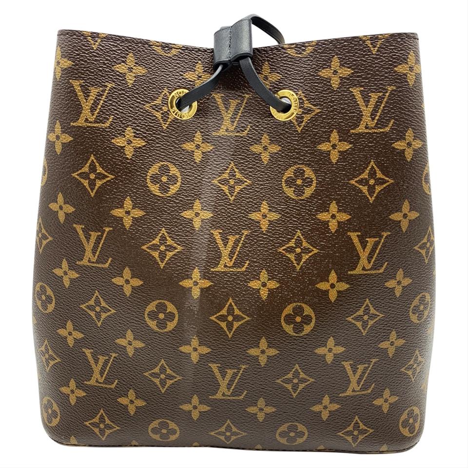 Louis Vuitton Bucket Neonoe Noir Black Monogram Canvas Shoulder Bag