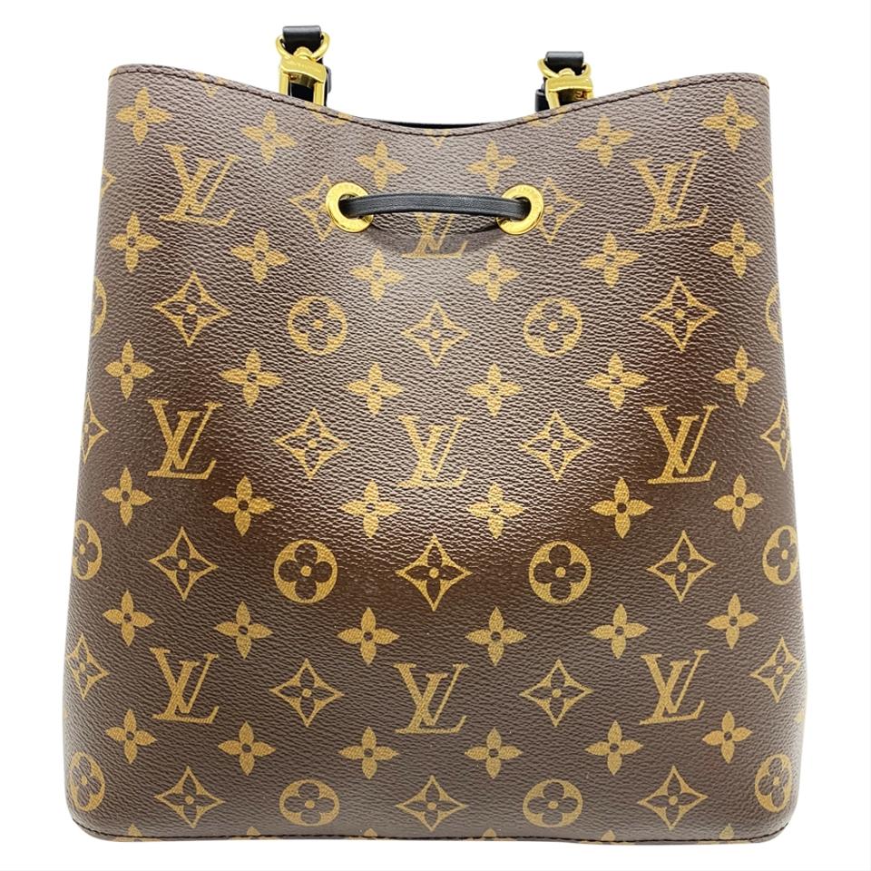 Louis Vuitton Bucket Neonoe Noir Black Monogram Canvas Shoulder Bag
