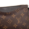 Louis Vuitton Chain Pallas Clutch Black Brown Monogram Canvas Shoulder Bag