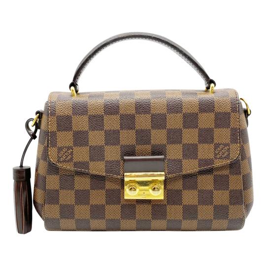Louis Vuitton Croisette 2017 Brown Damier Ébène Canvas Shoulder Bag