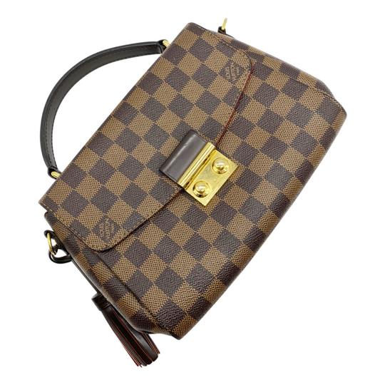 Croisette leather crossbody bag Louis Vuitton Brown in Leather - 37535174