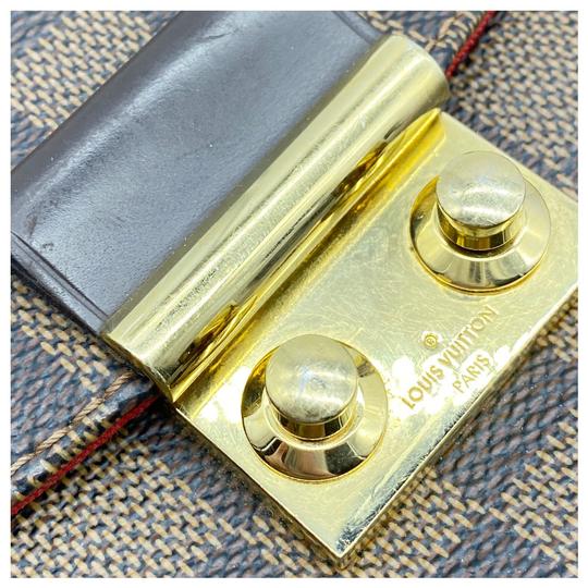 Croisette cloth handbag Louis Vuitton Brown in Cloth - 26155784