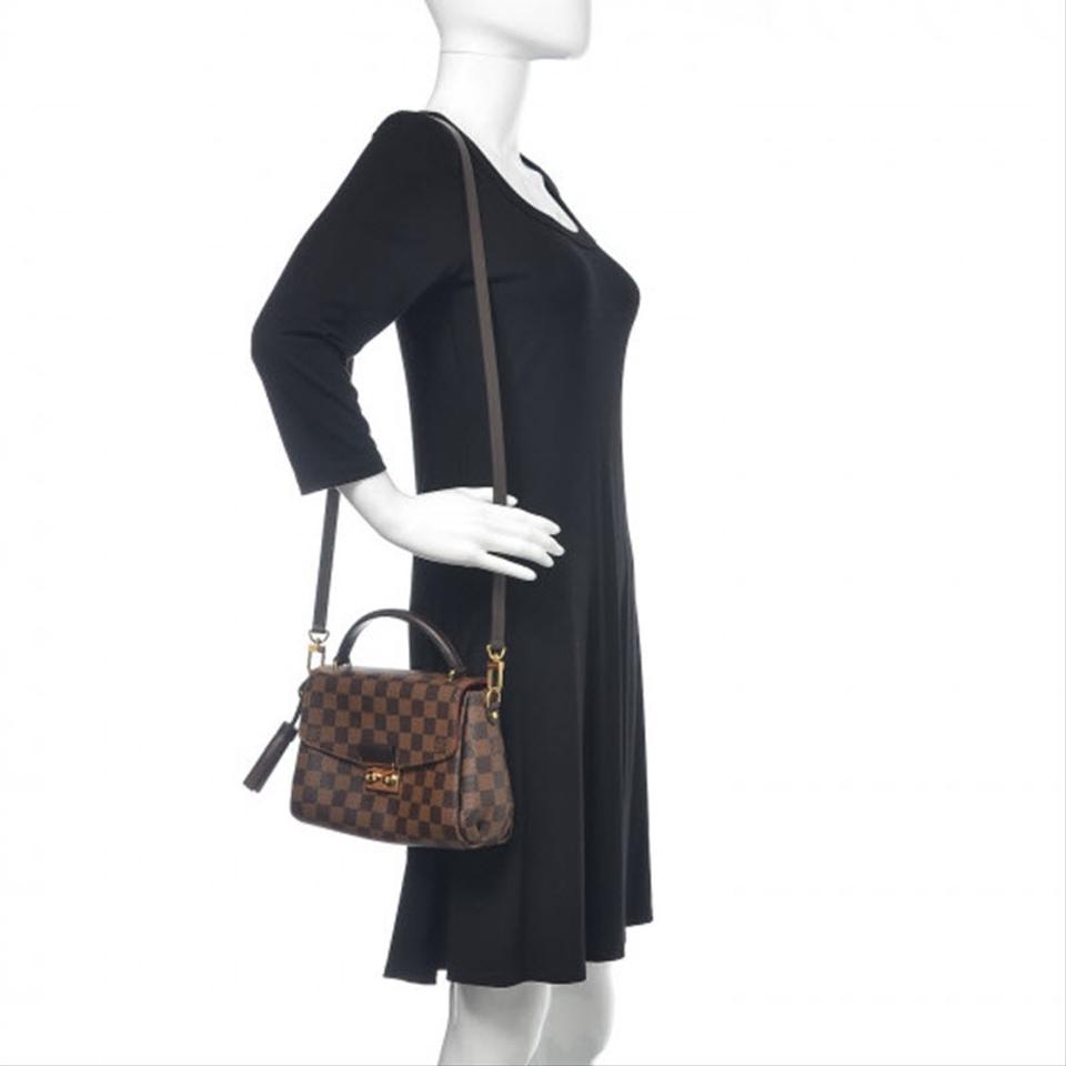 Louis Vuitton Croisette Damier Ebene Canvas Shoulder Bag