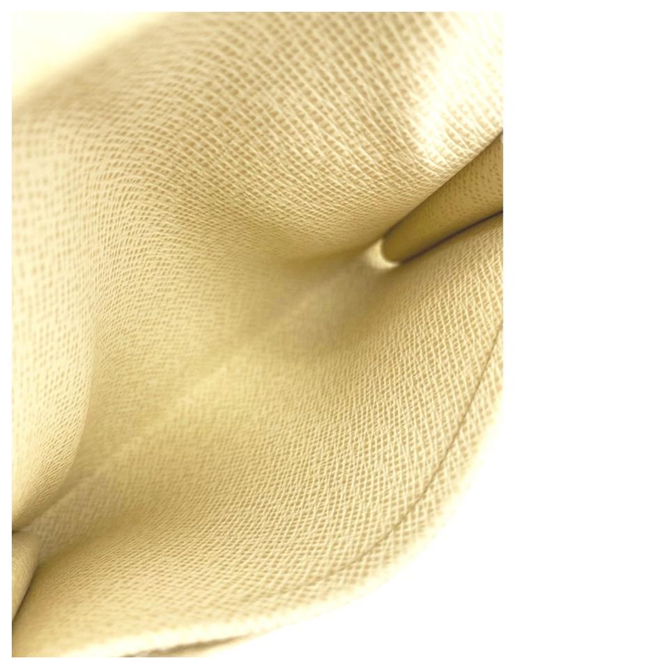 Louis Vuitton White Damier Azur Enveloppe Cartes De Visite Card Case Holder Wallet