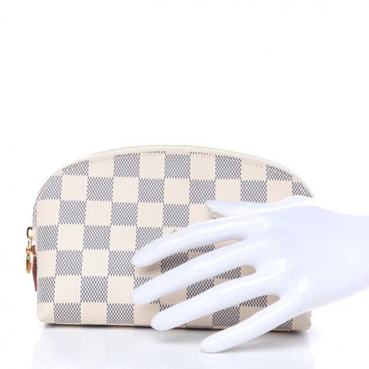 Louis Vuitton Damier Azur Pouch Clutch 2020 Cosmetic Bag