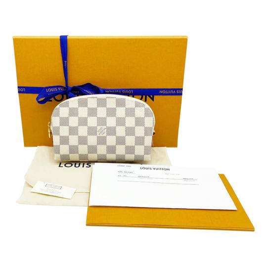 Louis Vuitton Damier Azur Pouch Clutch 2020 Cosmetic Bag