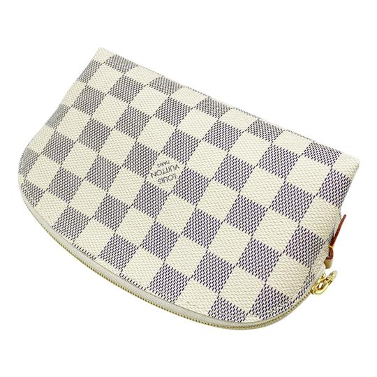 Louis Vuitton Damier Azur Pouch Clutch 2020 Cosmetic Bag