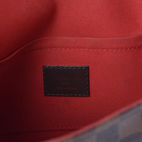 Louis Vuitton Favorite Damier Ebene Mm Brown Canvas Shoulder Bag