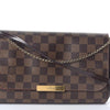 Louis Vuitton Favorite Damier Ebene Mm Brown Canvas Shoulder Bag