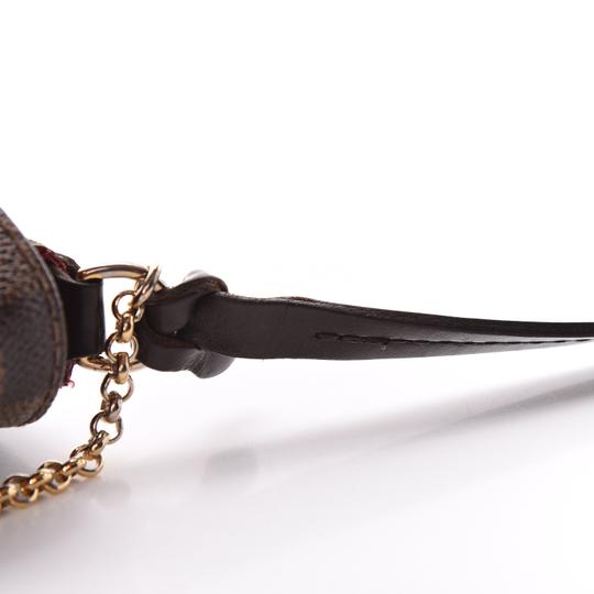 Louis Vuitton Favorite Damier Ebene Pm Brown Coated Canvas Clutch