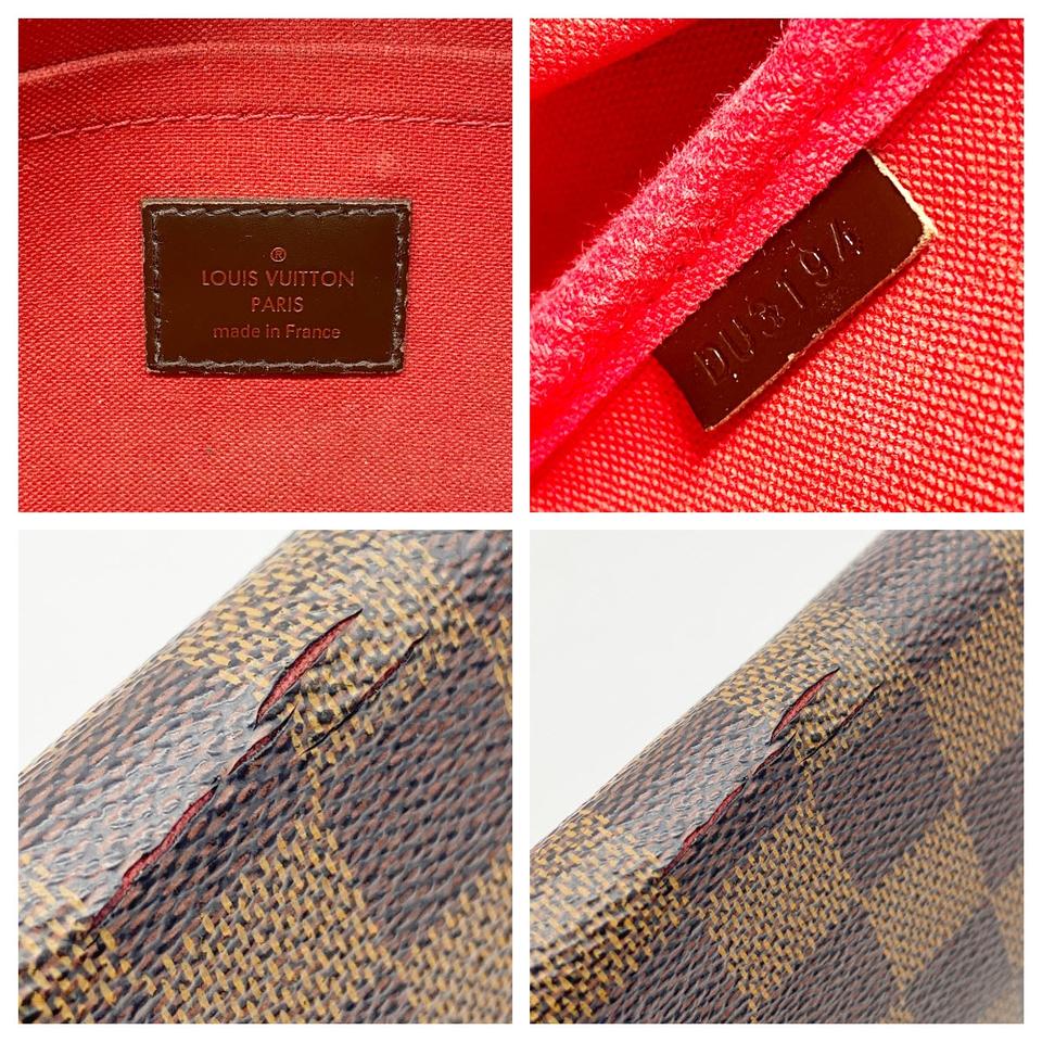Louis Vuitton Favorite Mm Brown Damier Ebene Canvas Shoulder Bag