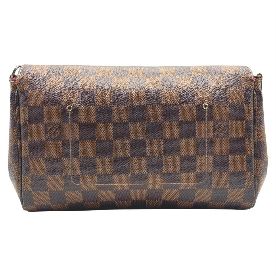 Louis Vuitton Favorite Mm Brown Damier Ebene Canvas Shoulder Bag
