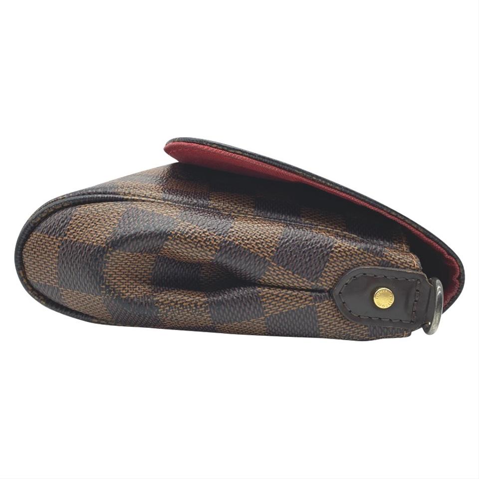 Louis Vuitton Favorite Mm Brown Damier Ebene Canvas Shoulder Bag