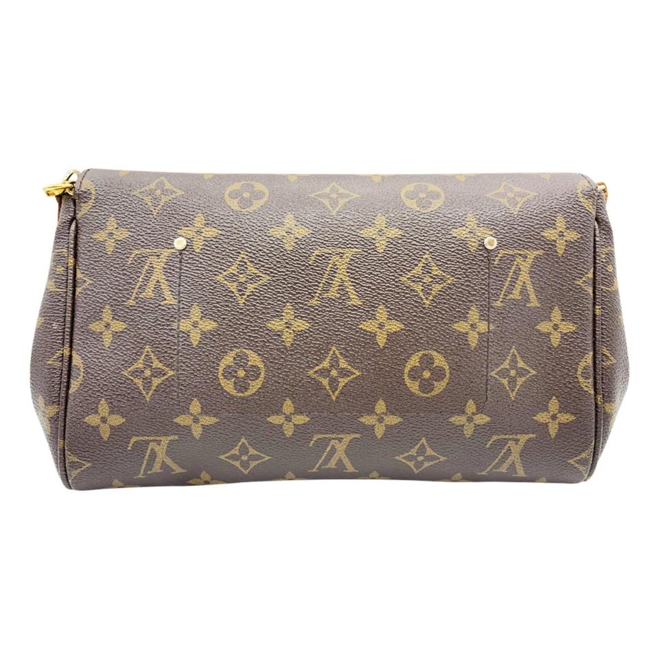 Louis Vuitton Favorite Mm Brown Monogram Canvas Cross Body Bag