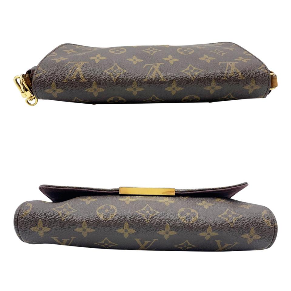 Louis Vuitton Favorite Mm Brown Monogram Canvas Cross Body Bag