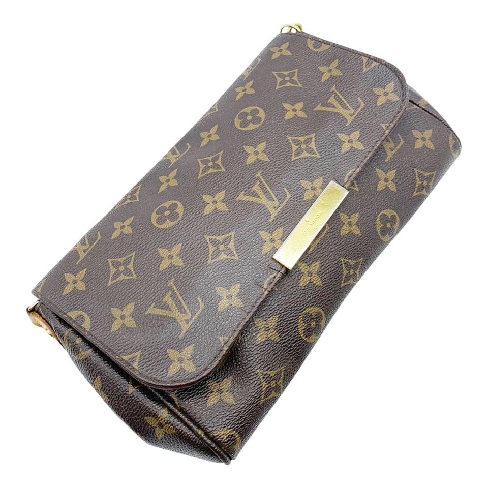 Louis Vuitton Favorite Mm Brown Monogram Canvas Cross Body Bag