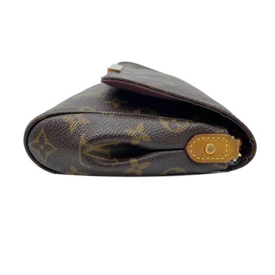 Louis Vuitton Favorite Mm Brown Monogram Canvas Shoulder Bag
