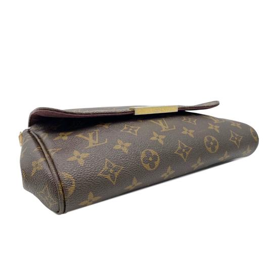 Louis Vuitton Favorite Mm Brown Monogram Canvas Shoulder Bag