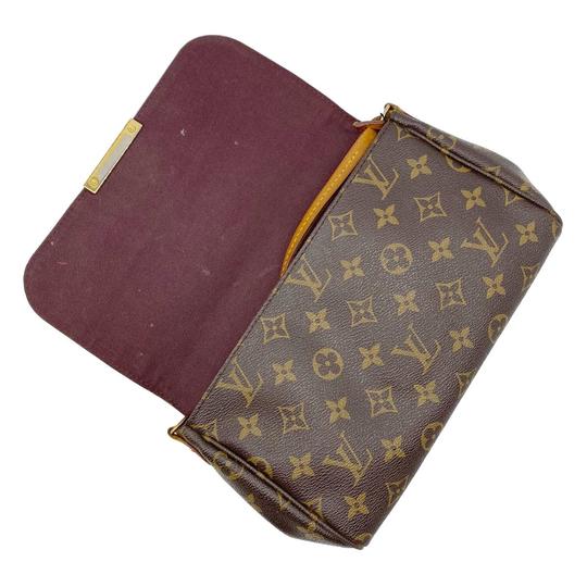 Louis Vuitton Favorite Mm Brown Monogram Canvas Shoulder Bag