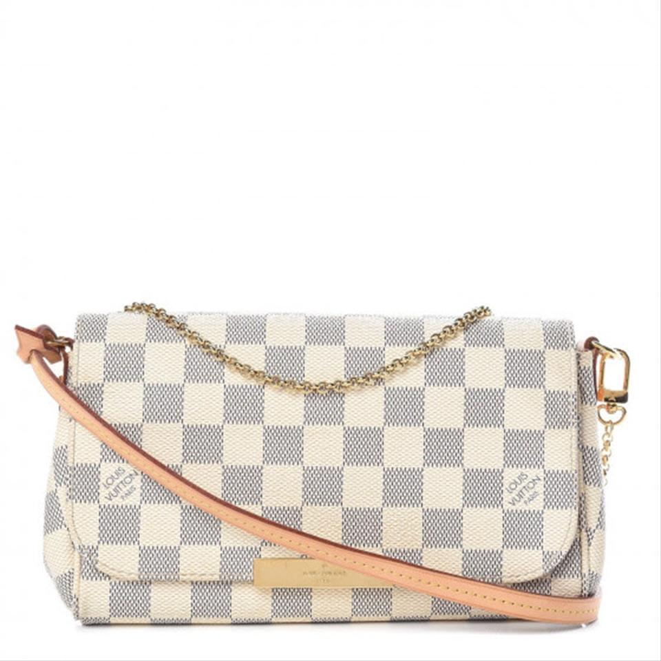 Louis Vuitton Favorite Pm Blue Damier Azur Canvas Clutch