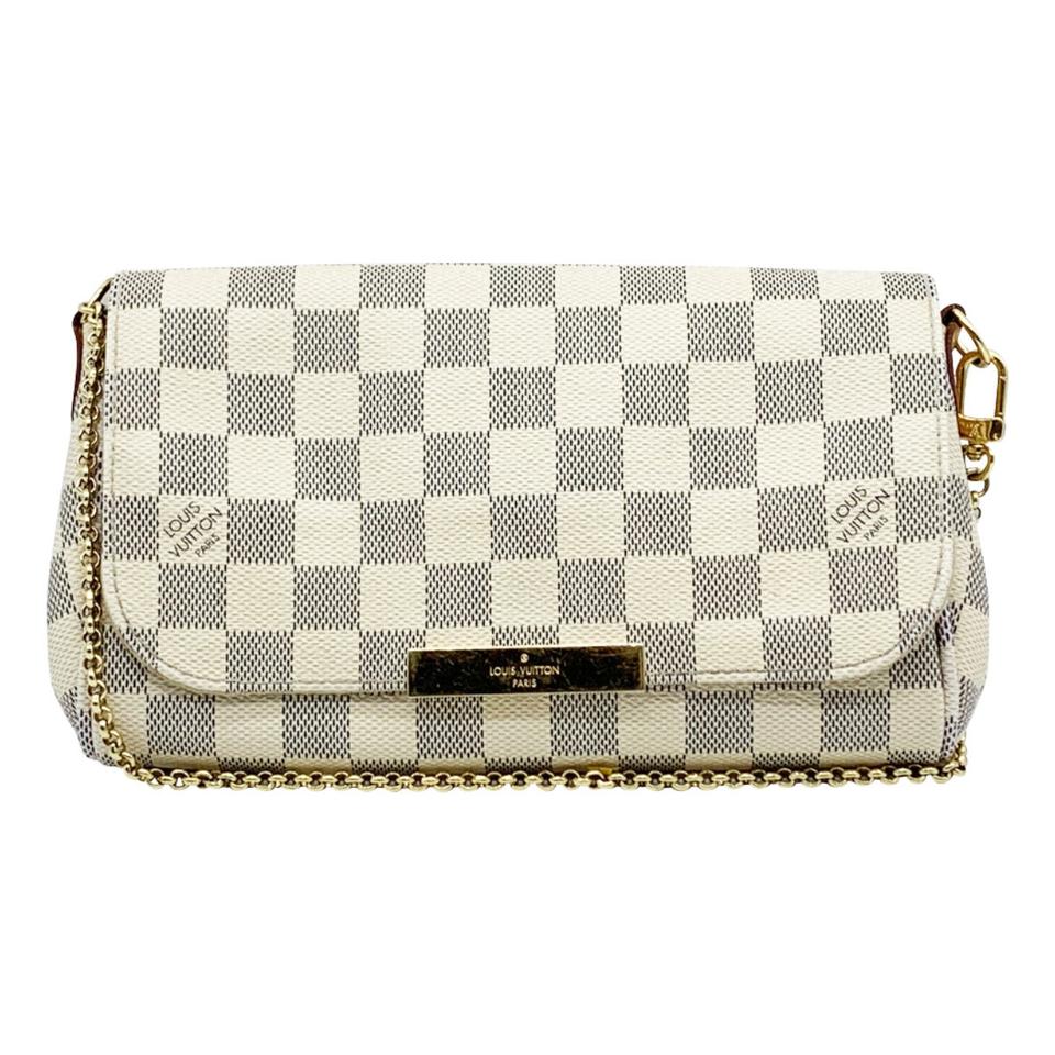 Louis Vuitton Favorite Pm Blue Damier Azur Canvas Clutch