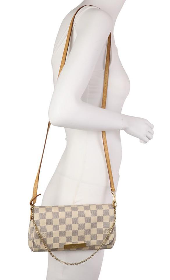 Louis Vuitton Favorite Pm Blue Damier Azur Canvas Clutch