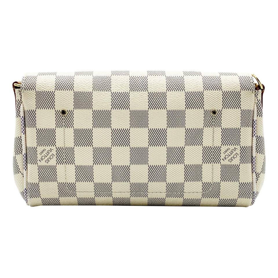 Louis Vuitton Favorite Pm Blue Damier Azur Canvas Clutch