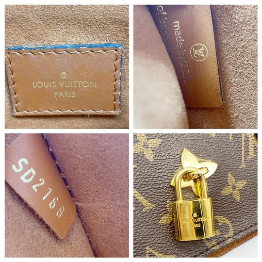 Louis Vuitton Flower Caramel Brown Monogram Canvas Tote