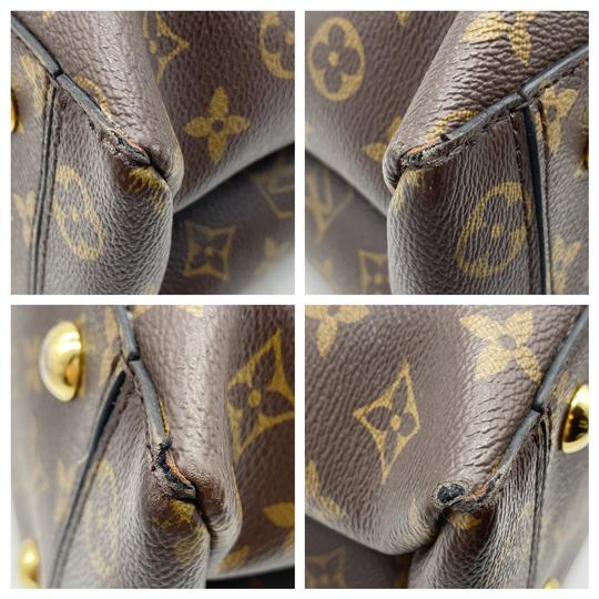 Louis Vuitton Flower Caramel Brown Monogram Canvas Tote