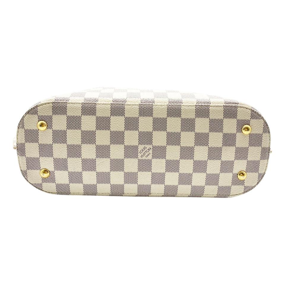 Louis Vuitton Girolata 2016 White Damier Azur Canvas Satchel