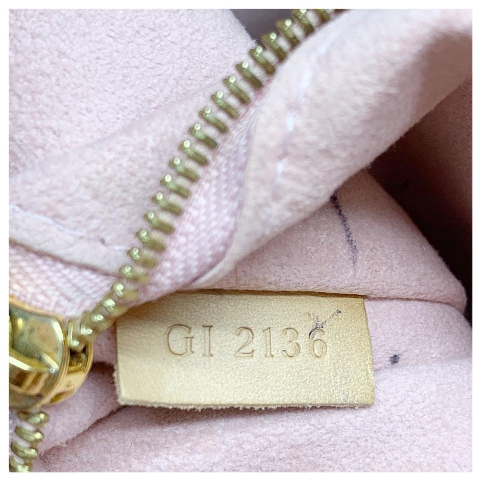 Louis Vuitton Girolata 2016 White Damier Azur Canvas Satchel