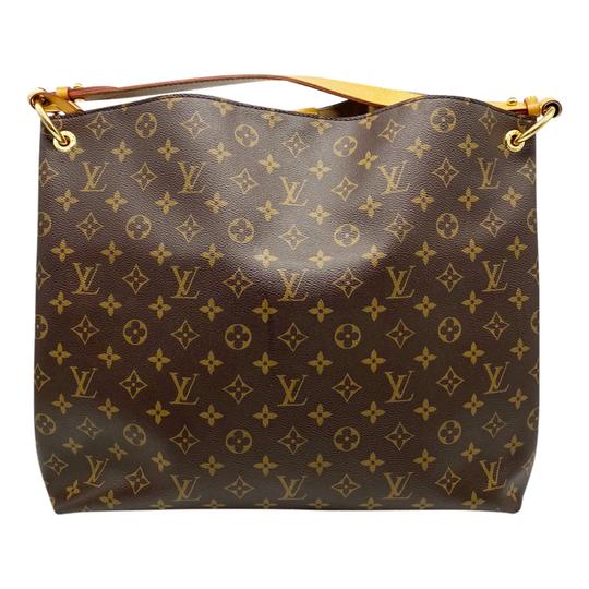 Louis Vuitton Graceful Hobo Mm Brown Monogram Canvas Tote