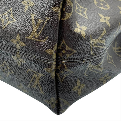 Louis Vuitton Graceful Mm Pivoine Brown Monogram Canvas Hobo Bag