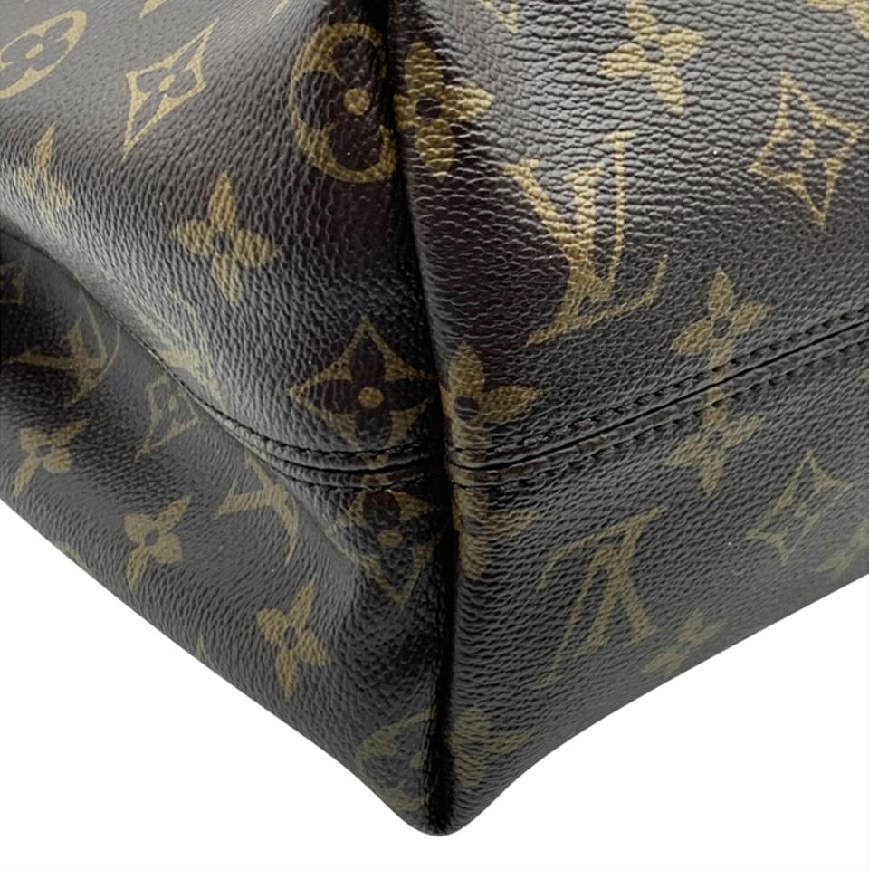 Louis Vuitton Graceful Mm Pivoine Brown Monogram Canvas Hobo Bag