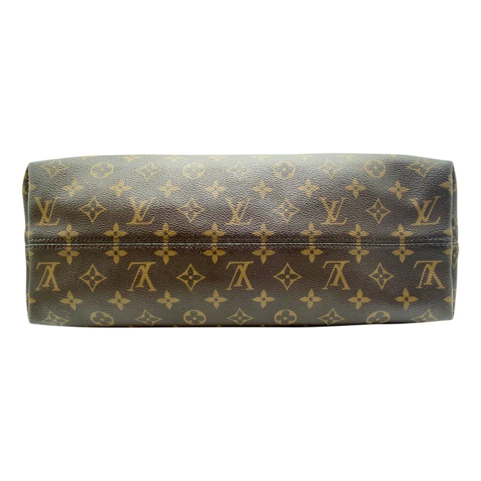 Louis Vuitton Graceful Mm Pivoine Brown Monogram Canvas Satchel