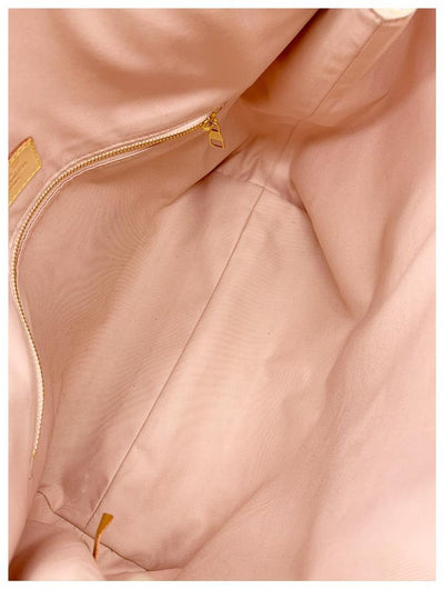 Louis Vuitton Graceful Mm Rose Ballerine Pink Interior White Damier Azur Canvas Hobo Bag