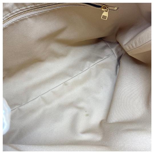 Louis Vuitton Graceful Mm White Damier Azur Canvas Hobo Bag