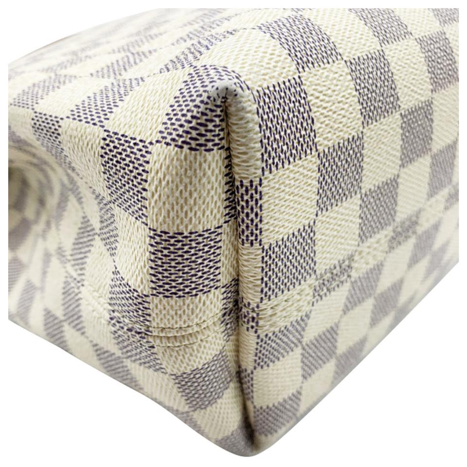 Louis Vuitton Graceful Pm 2018 Ballerine White Damier Azur Canvas Hobo Bag