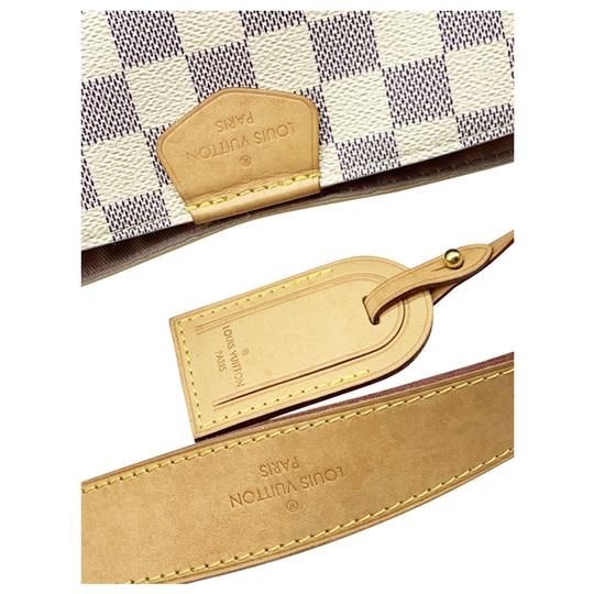 Louis Vuitton Graceful Pm 2018 Ballerine White Damier Azur Canvas Hobo Bag