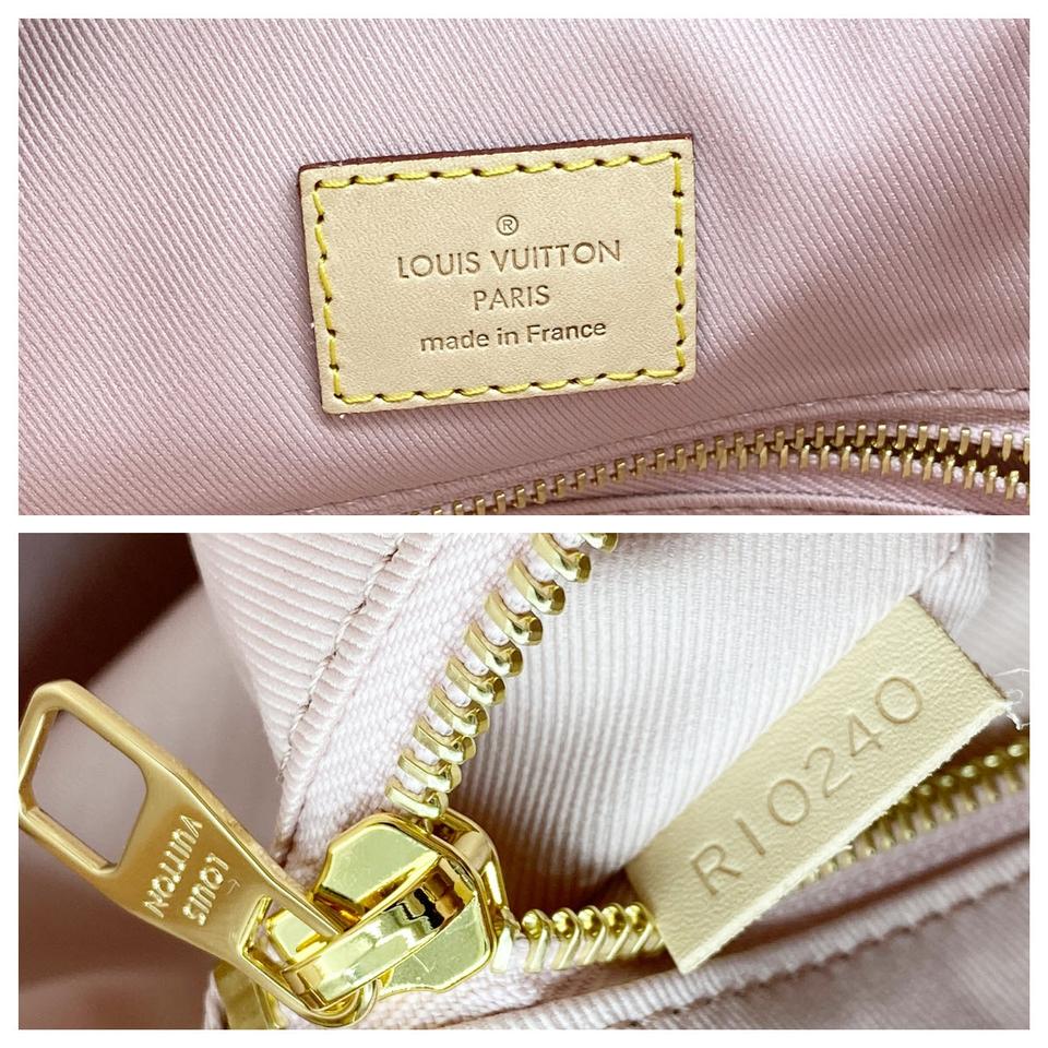 Louis Vuitton Graceful Mm Rose Ballerine Pink White Damier Azur Canvas -  MyDesignerly