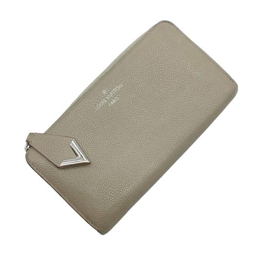 Louis Vuitton Grey Galet Veau Cachemire Leather Comete Wallet
