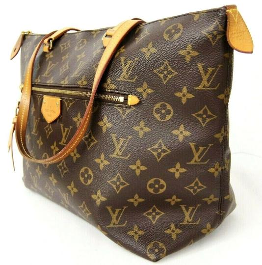Louis Vuitton Iena Mm Brown Monogram Canvas Tote