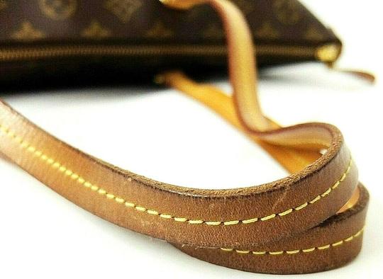 Louis Vuitton Iena Mm Brown Monogram Canvas Tote