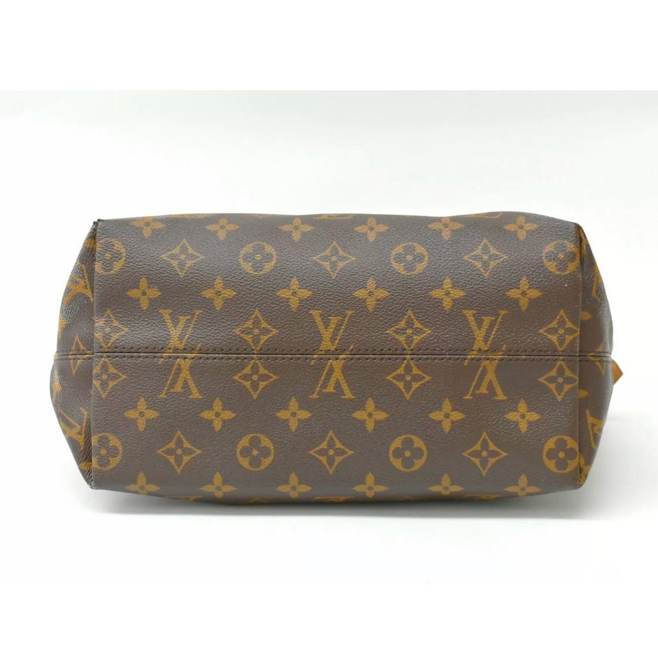 Louis Vuitton Iena Pm Monogram Tote Brown Coated Canvas Shoulder Bag