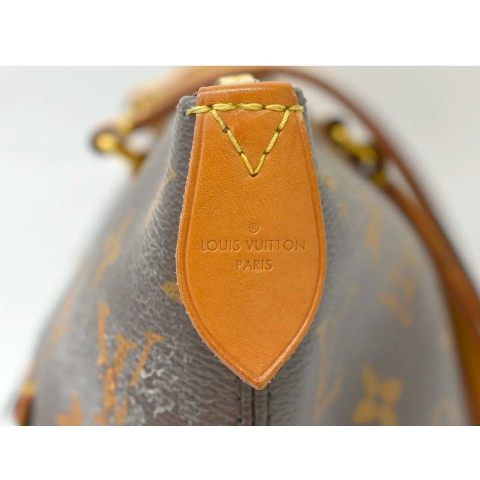 Louis Vuitton Iena Pm Monogram Tote Brown Coated Canvas Shoulder Bag